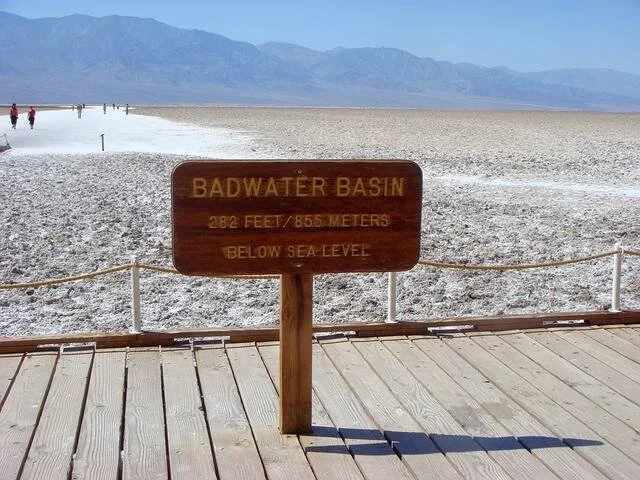 Death Valley CA - Badwater Basin &amp; Furnace Creek