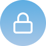 A closed, pink padlock icon on a light pink background.