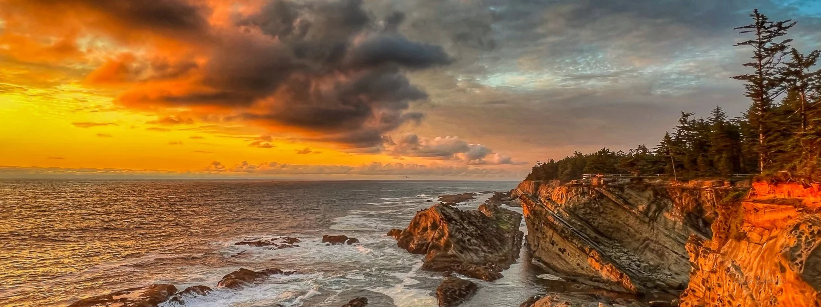 Shore Acres Sunset Facebook Cover