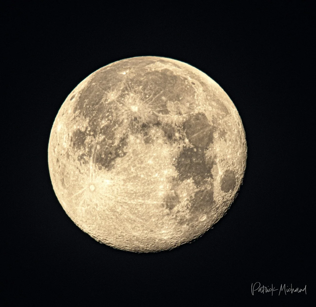 Full moon over Shore Acres