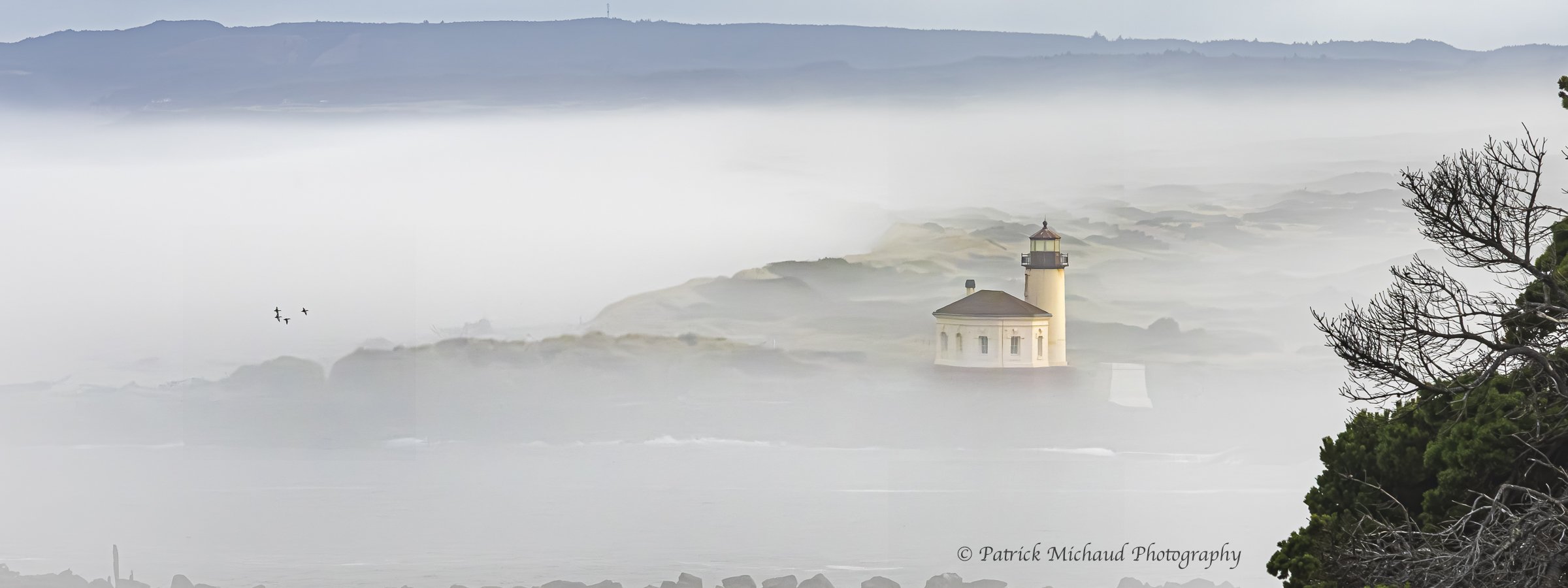 Coquille River Lighthouse Peaceful Sunday Morning FB Cover