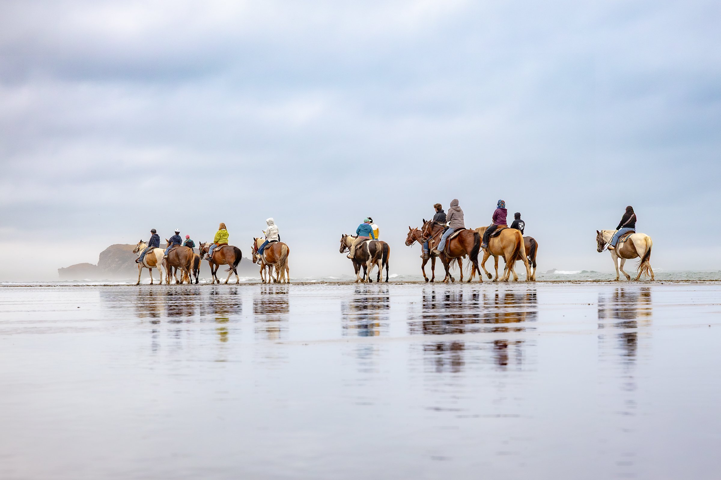 Horseback Riding on Face Rock Beach