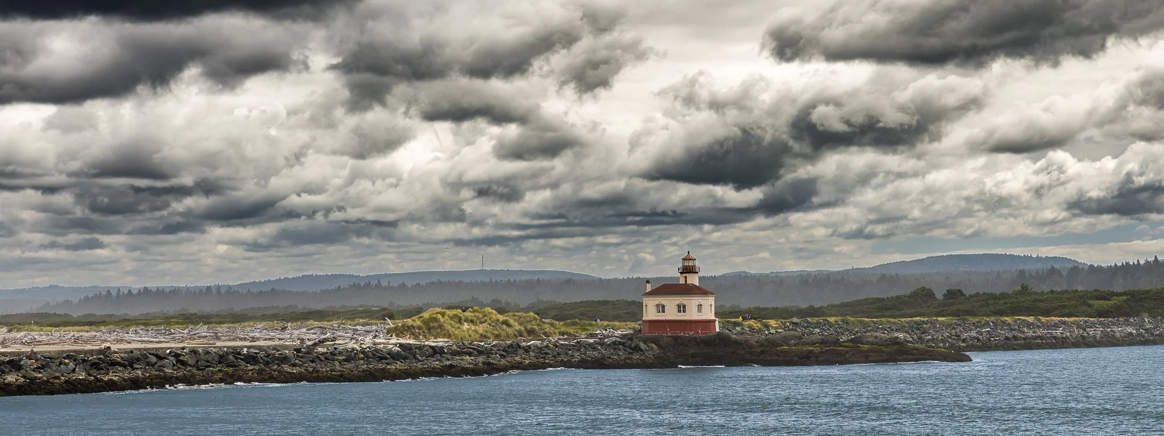 Coquille River Clouds Facebook Cover