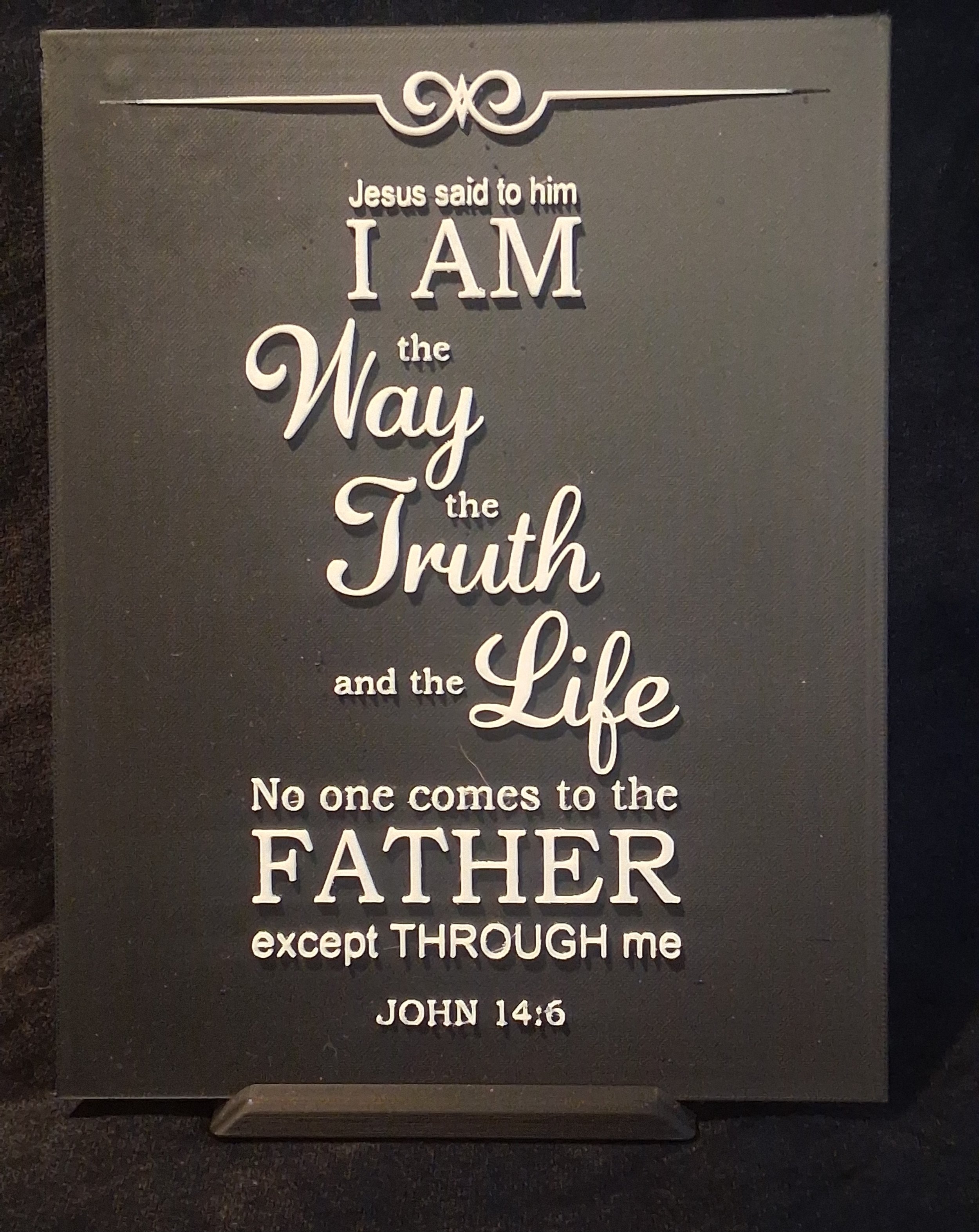 John 14:6 Bible Verse Art