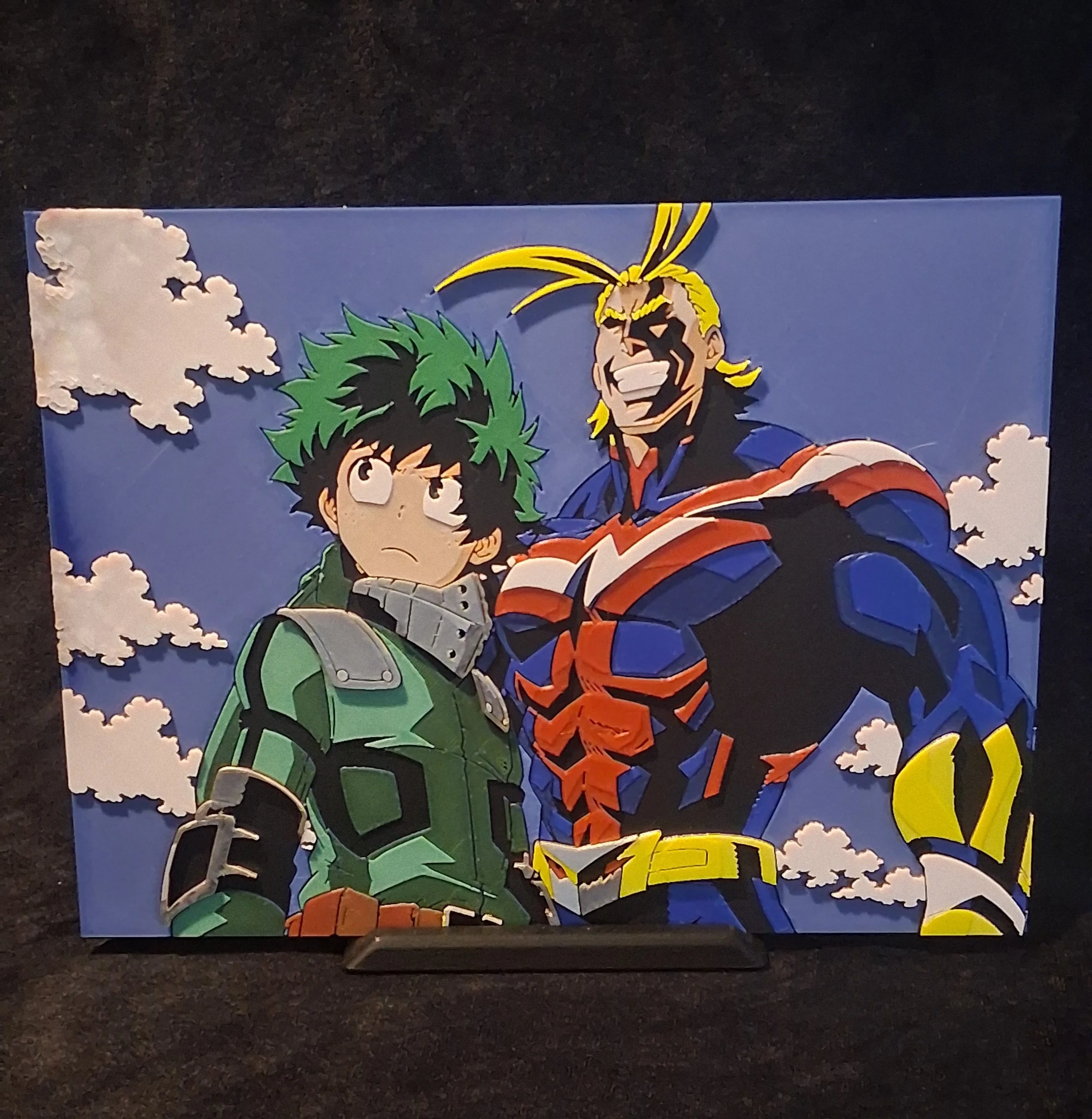 My Hero Acadamia-Deku and All Might