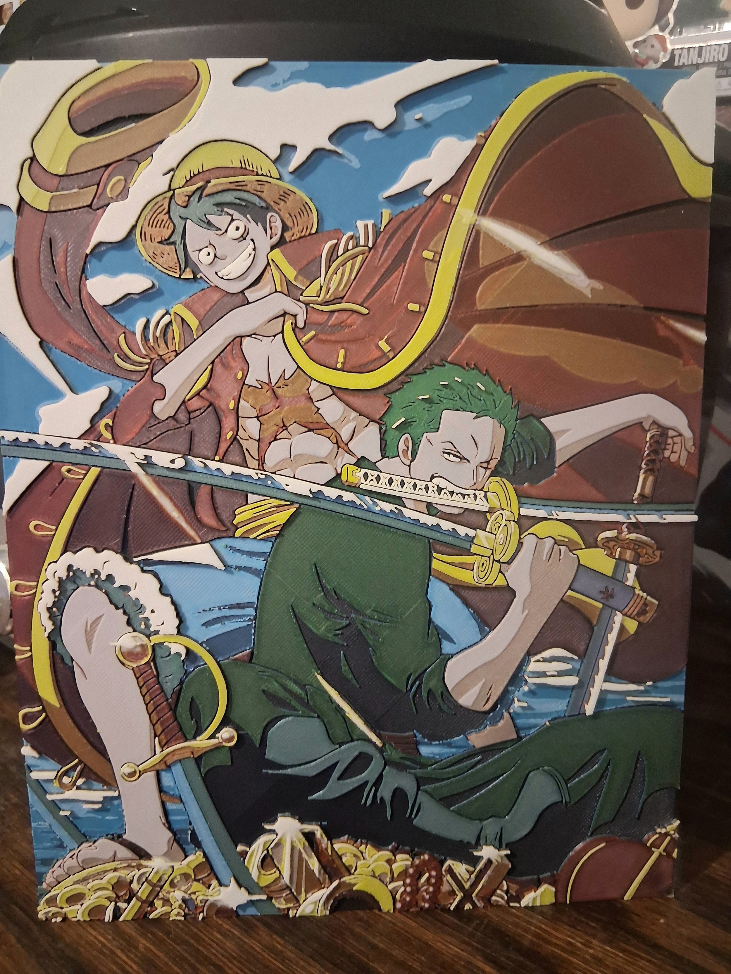 One Piece Luffy and Zoro