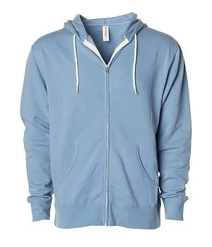 Unisex Lightweight Fitted Zip Hood