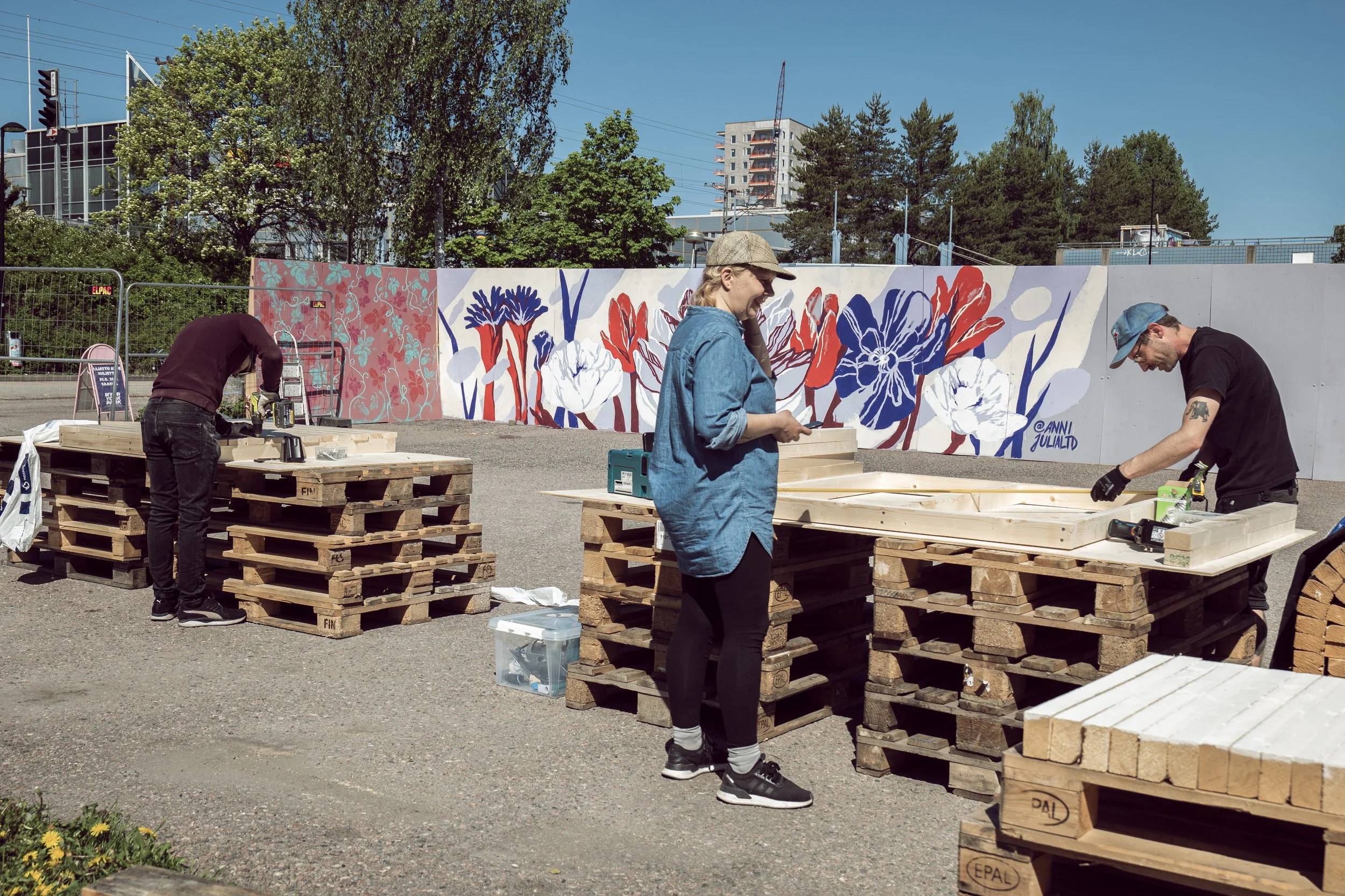 Myyr York Park | Muraalikokonaisuus