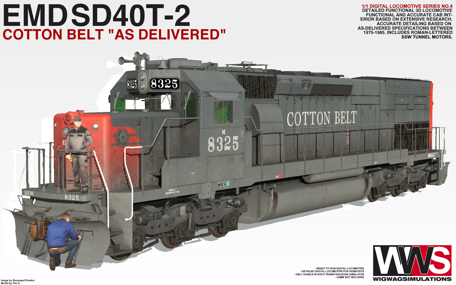 SSW SD40T-2 Pack