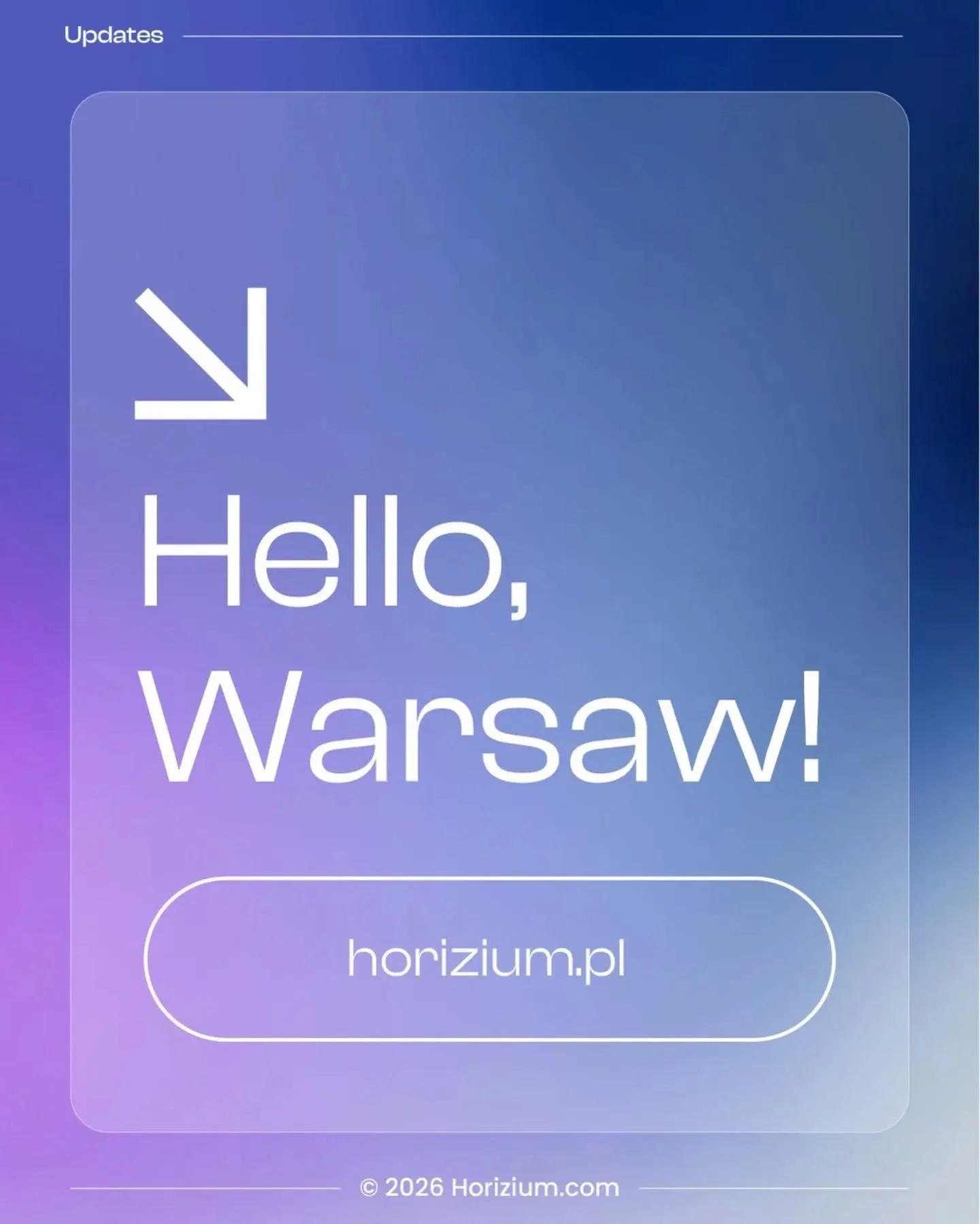 Hello, Warsaw! After building brands and digital experiences across the UK, Horizium is now officially open in Warsaw, Poland. Alongside the expansion, our new Polish website is now live, marking the next step in bringing our approach to branding, we