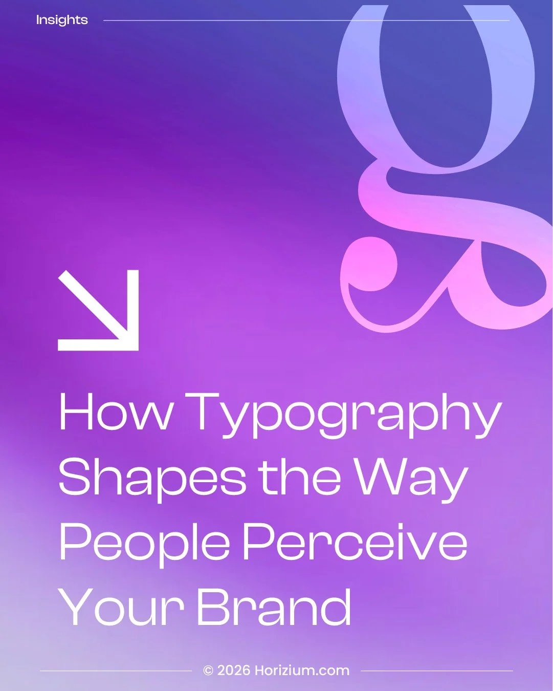 If your typography feels inconsistent, it quietly affects how your brand is perceived before anything is read. Structure and clarity shape that first impression more than most realise.

Learn more: https://www.horizium.co.uk/insights/how-typography-s