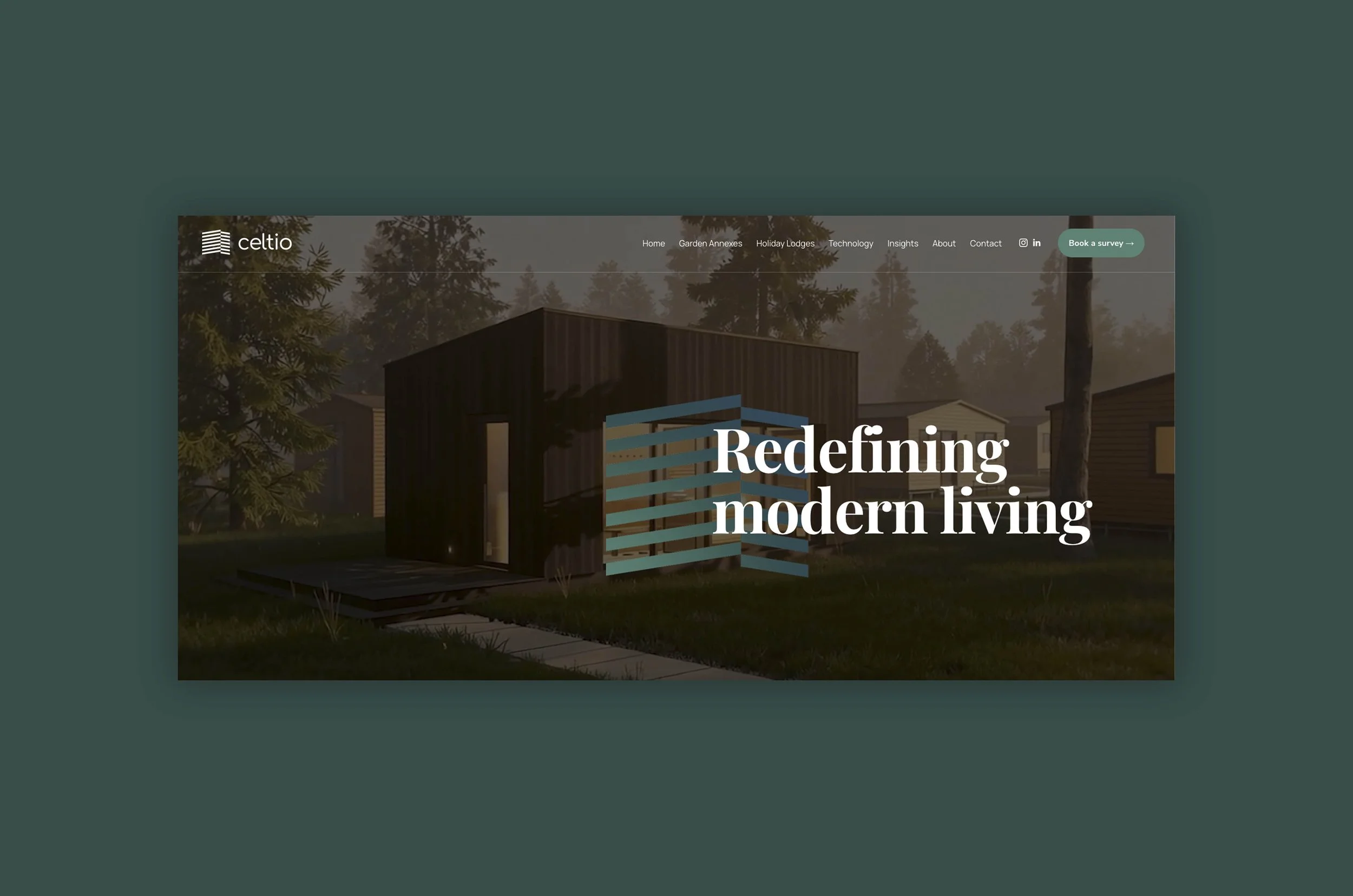 Modular Construction Company Website Design