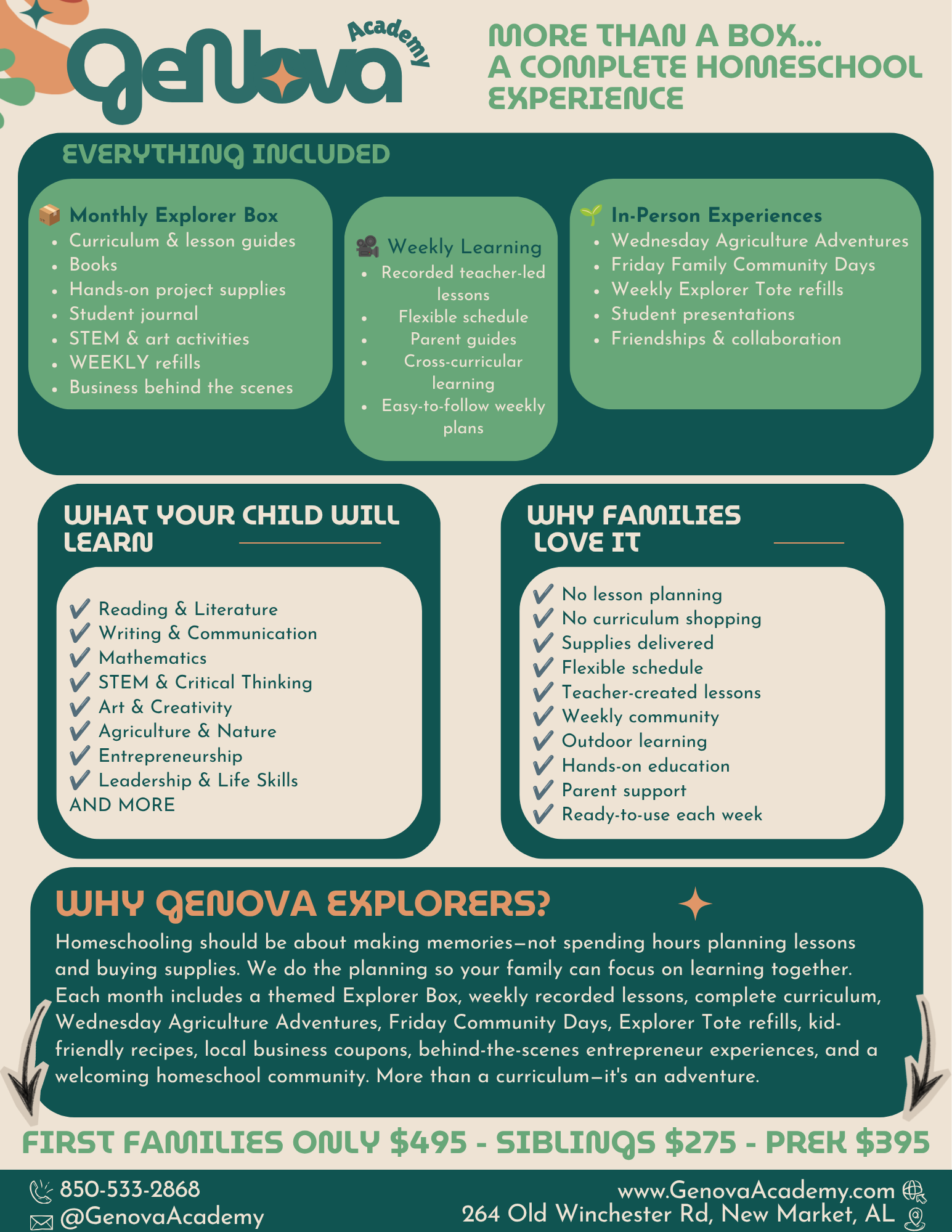 Genova Explorers Program and Little Explorers Program