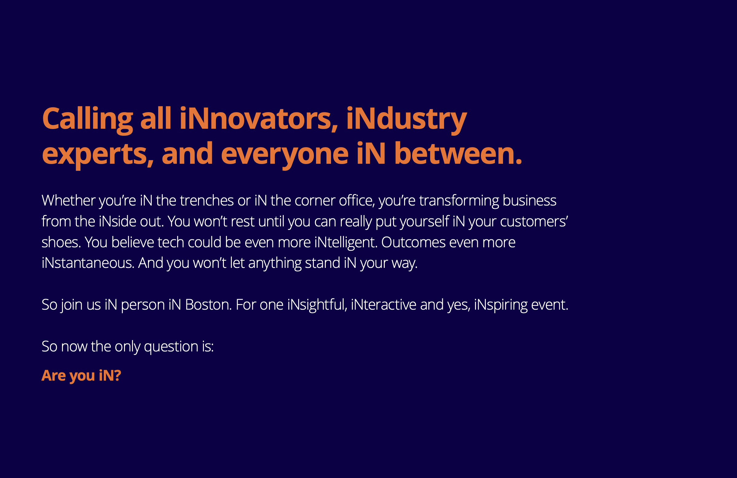 Original concept presentation