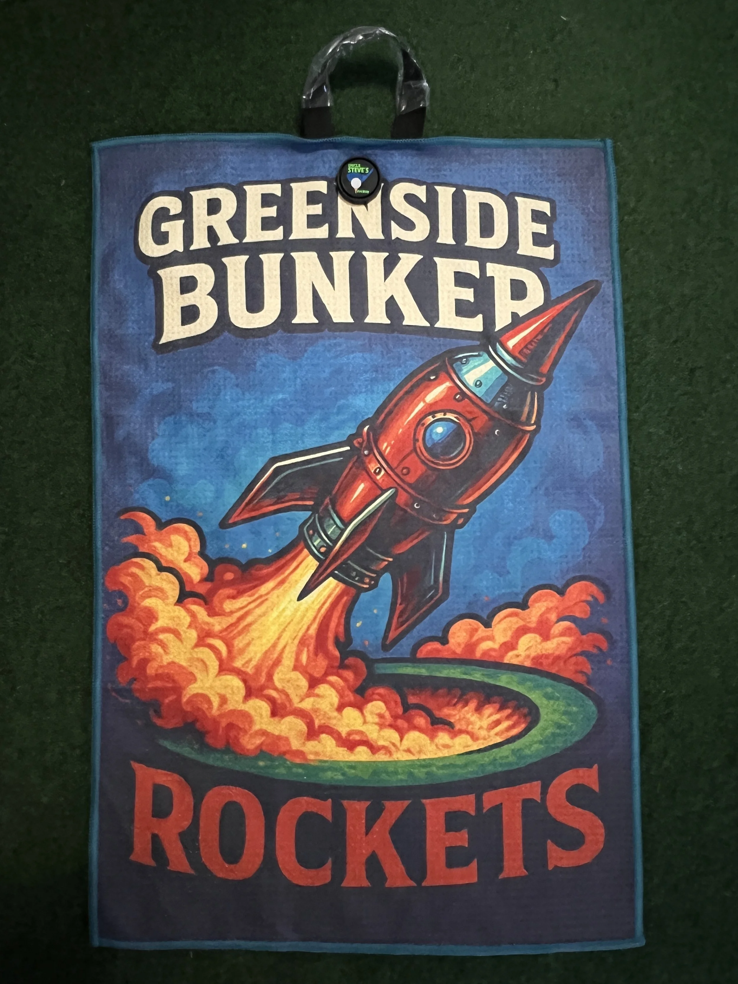 Greenside Bunker Rockets Golf Towel