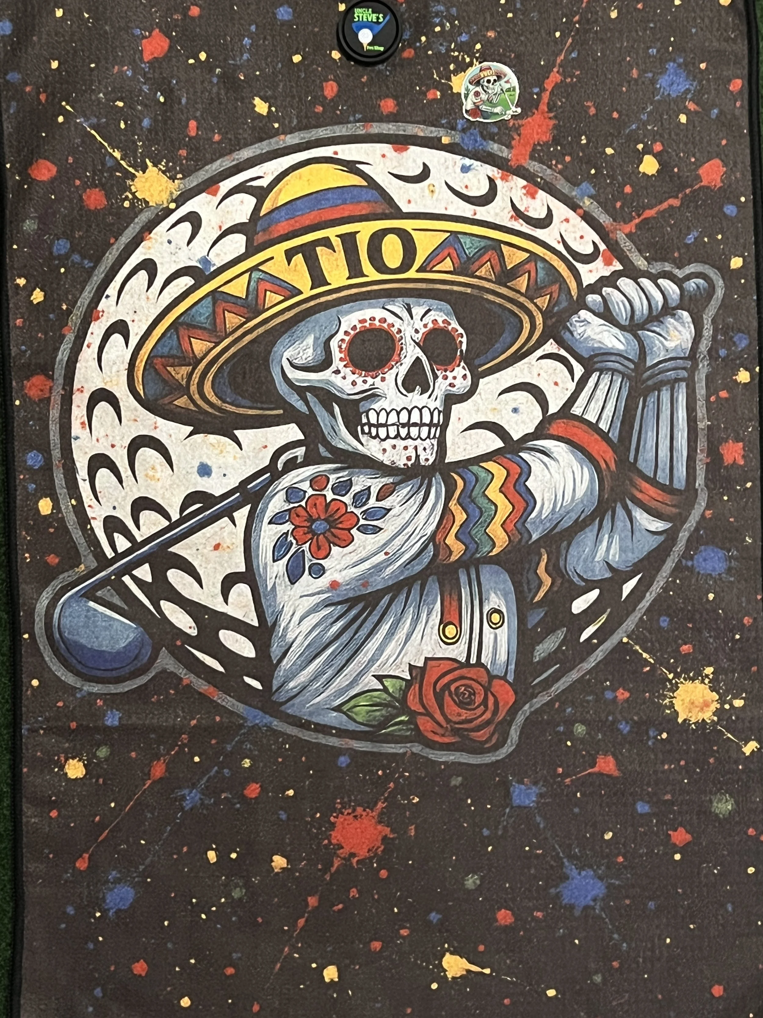 Tio Rose Golf Towel