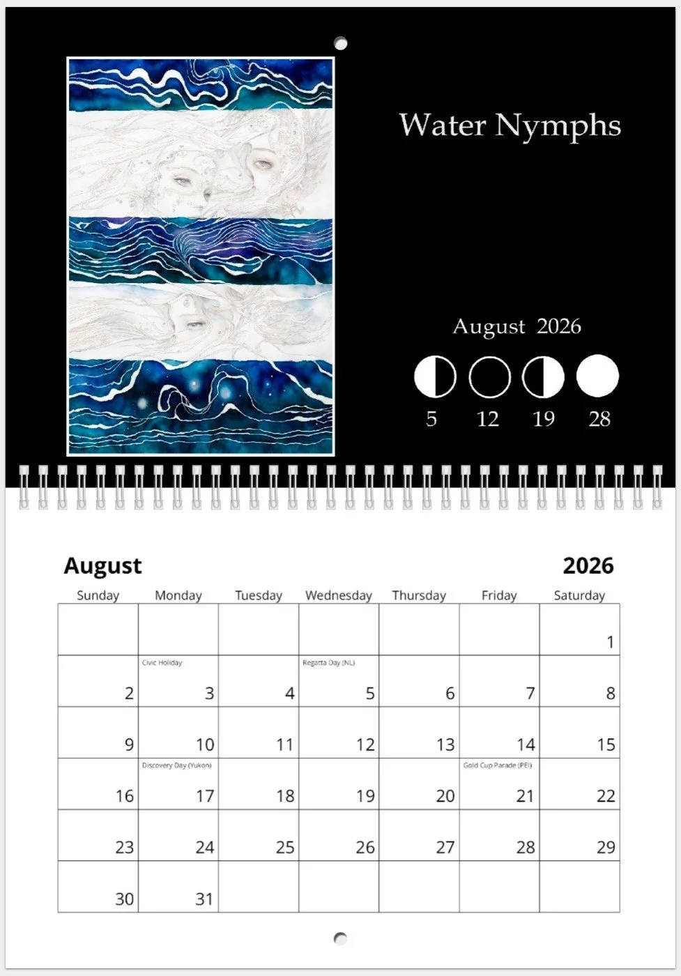 August - Water Nymphs