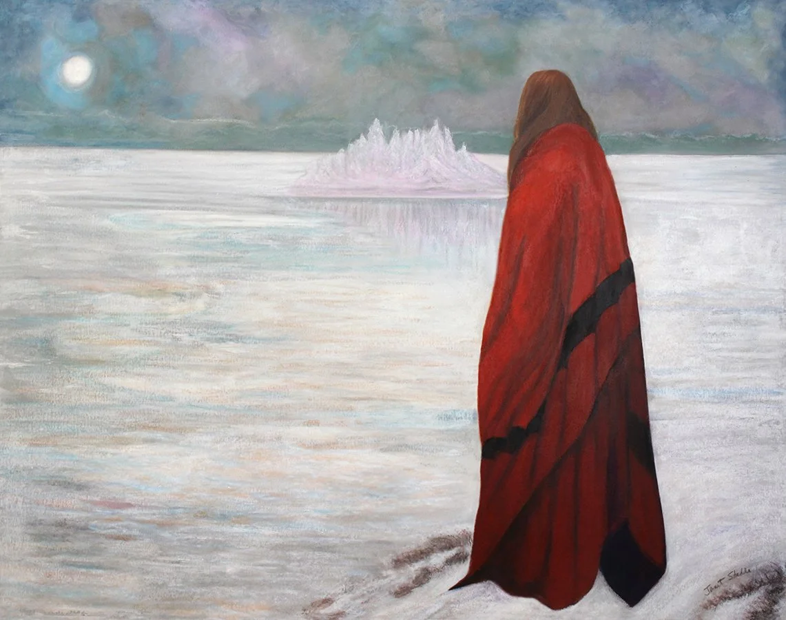 Winter on the Lake - Original and prints available