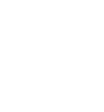 A white outline of a bird perched on a branch with leaves on a black background.