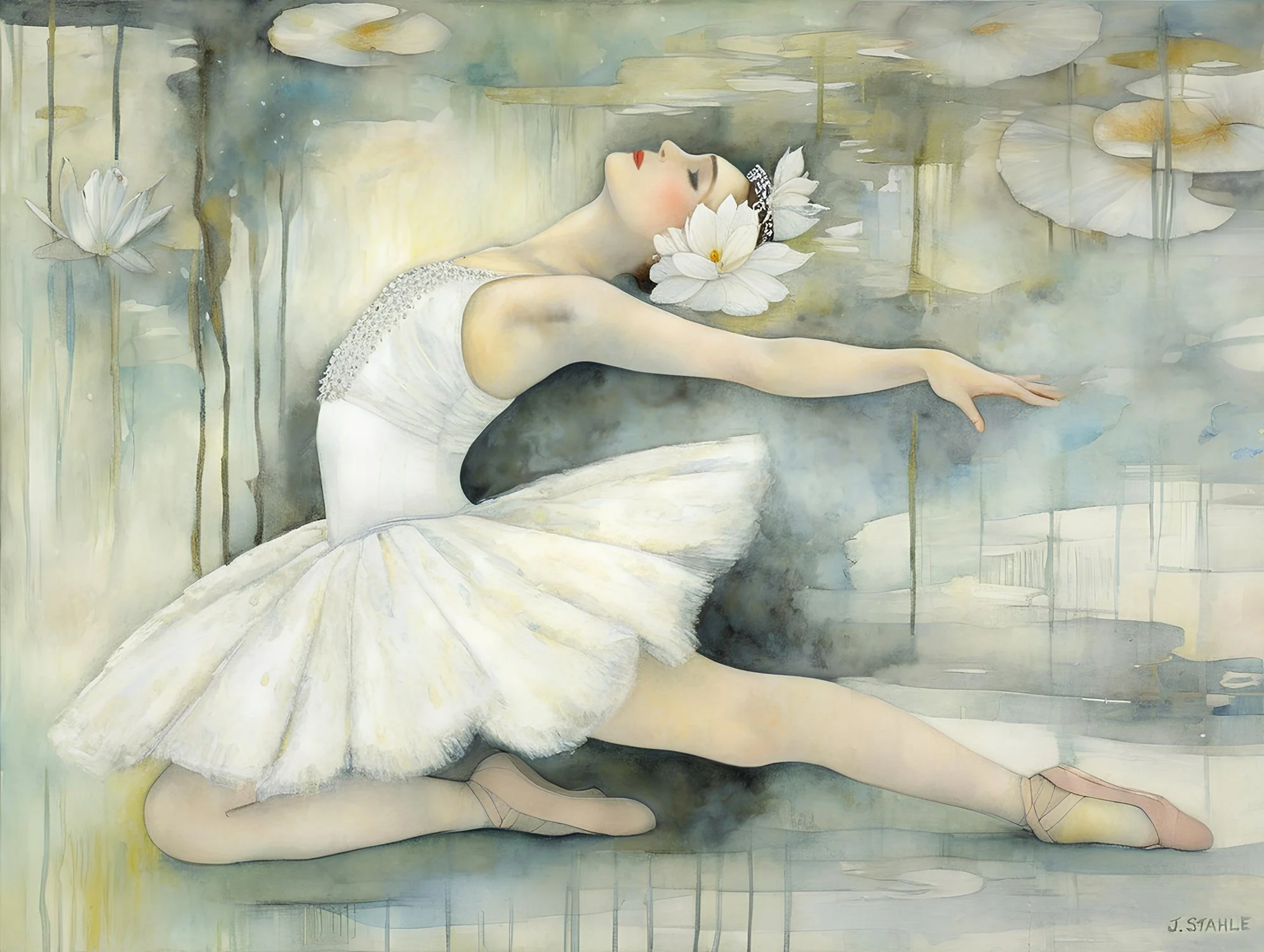 Swan Lake - Original sold, prints available