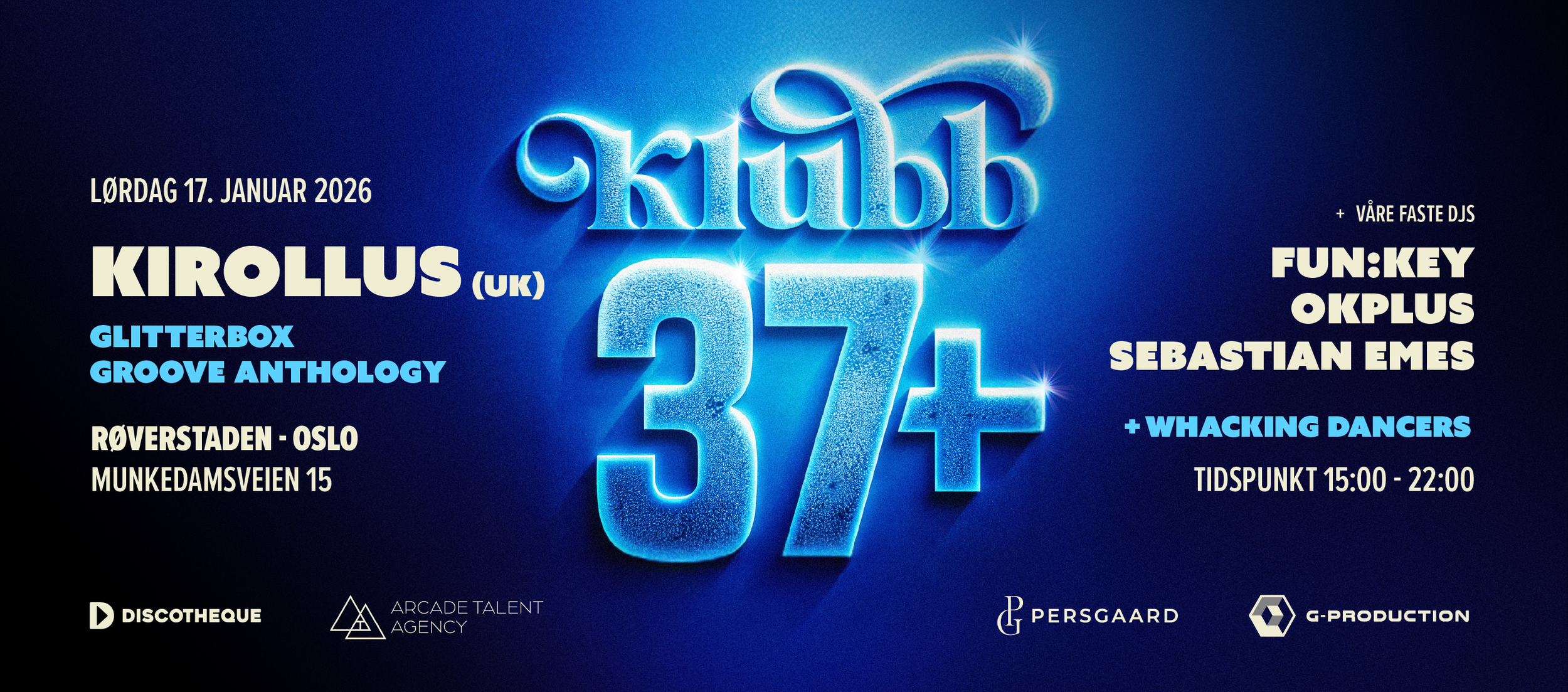 KLUBB 37+ med kirollus (Glitterbox - UK)