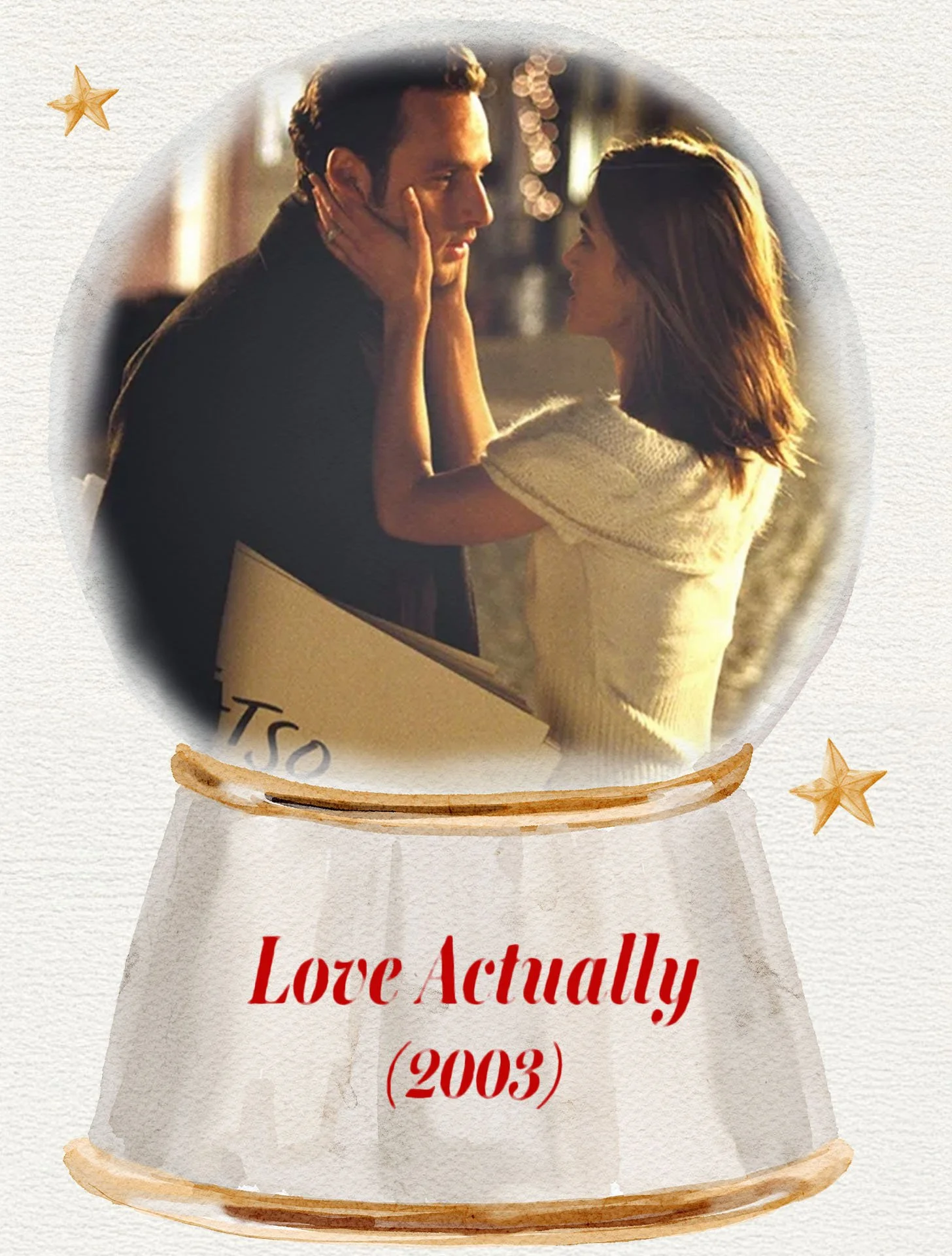 love actually movie picture inside a snow globe