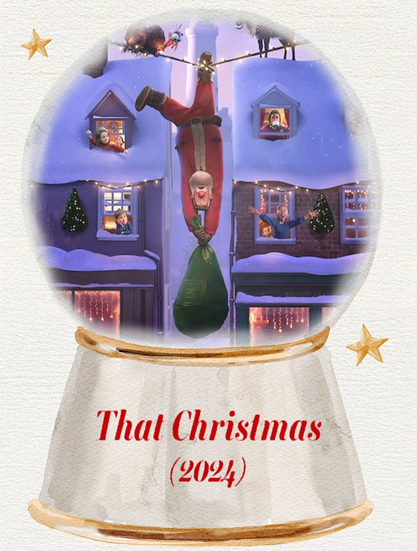 that christmas movie picture inside a snow globe