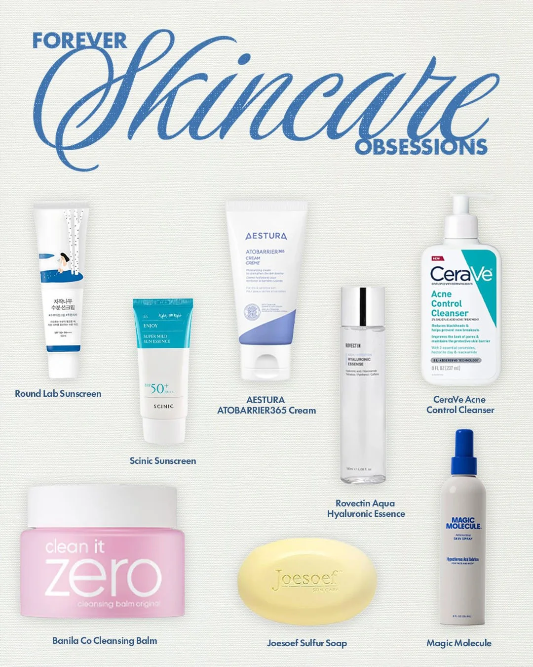 Forever Obsessions in Skincare