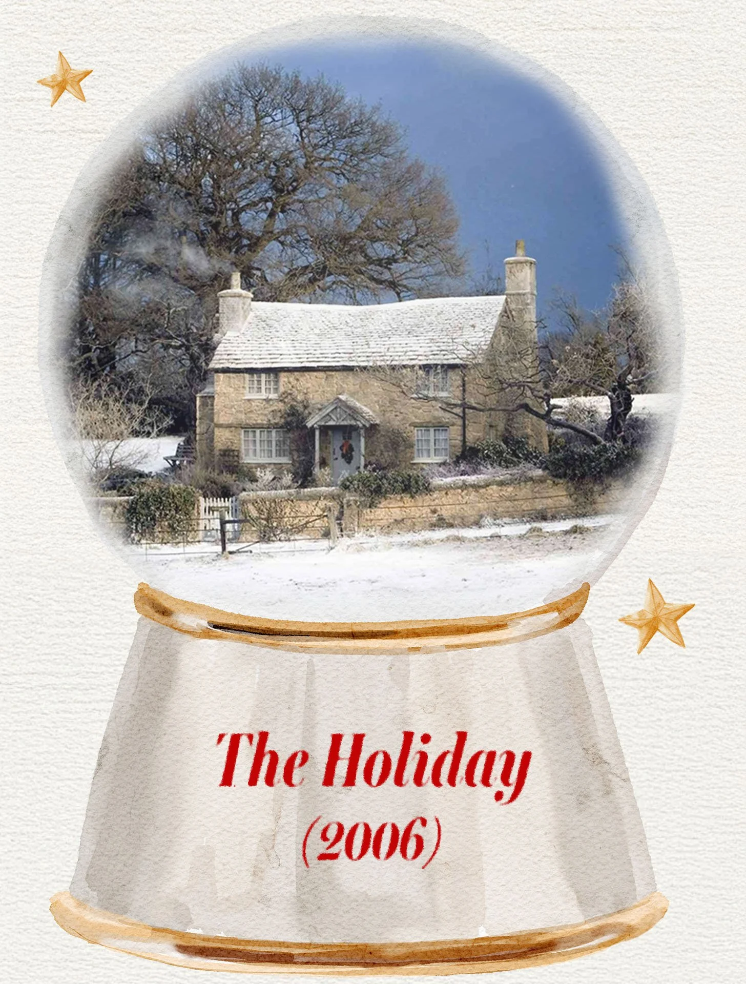 the holiday movie picture inside a snow globe