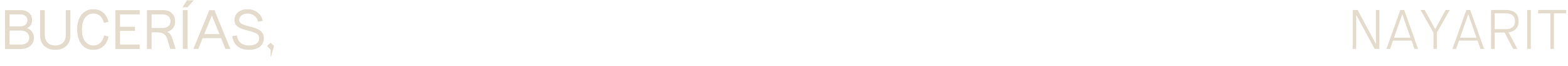 Texto en la imagen que dice 'BUCERÍAS, NAYARIT'