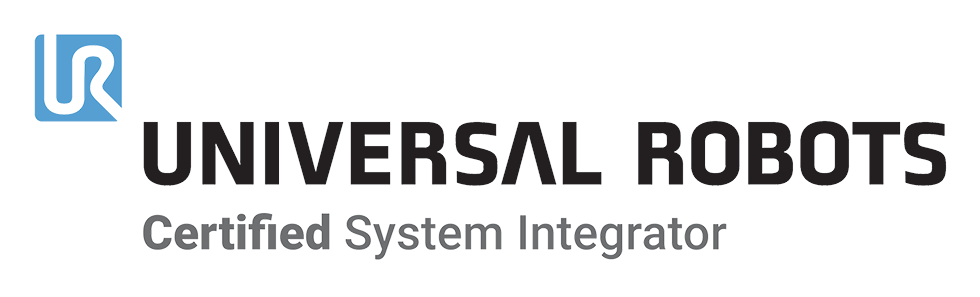 Universal Robots logo with text 'Certified System Integrator'