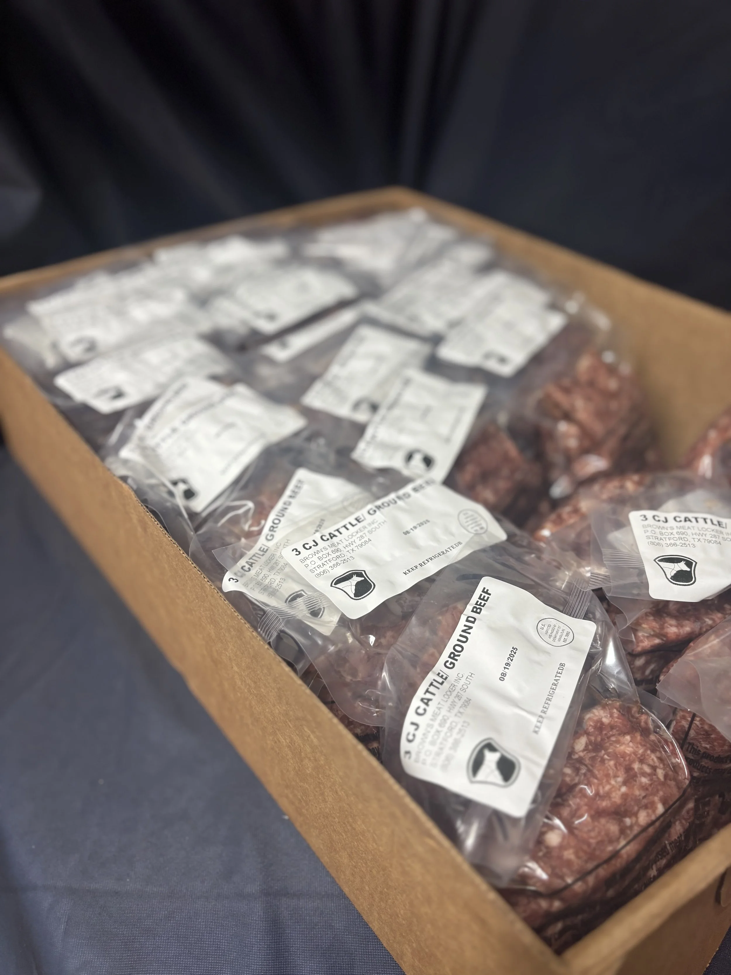 Ground Beef - F1 Wagyu - 30 lb Box (80/20) $6.00/lb