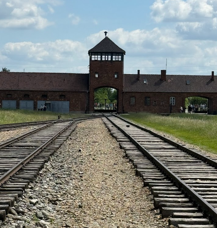 Entrance to Birkenau Extermination Camp