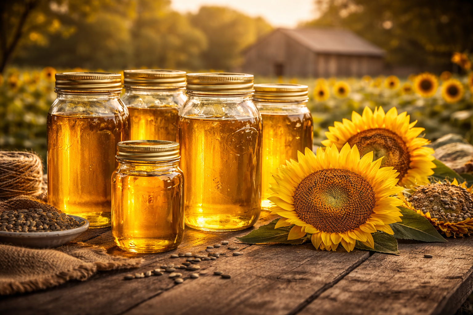 Storage room with black metal shelves filled with white buckets, jars, boxes, and other kitchen supplies, hardwood floor, wooden-paneled wall, black table, and a black appliance on top of another table.