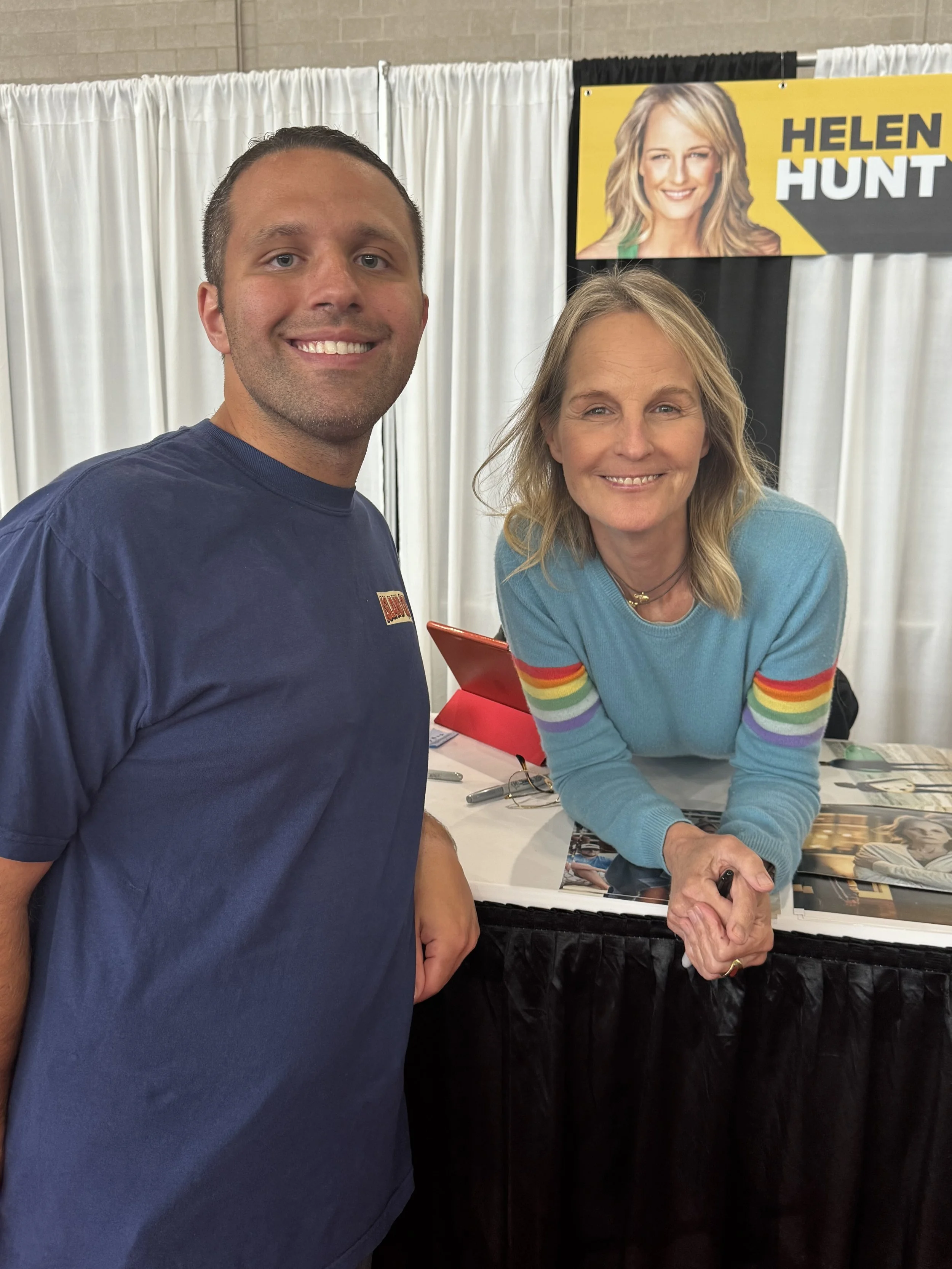 Jack Brait, aka Jack of Puzzles, meets Helen Hunt