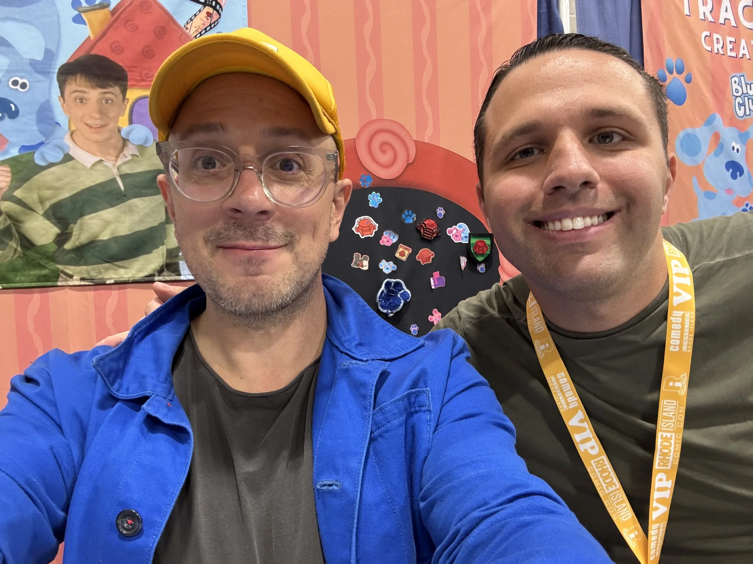 Jack Brait, aka Jack of Puzzles, meets Steve Burns from Blue's Clues