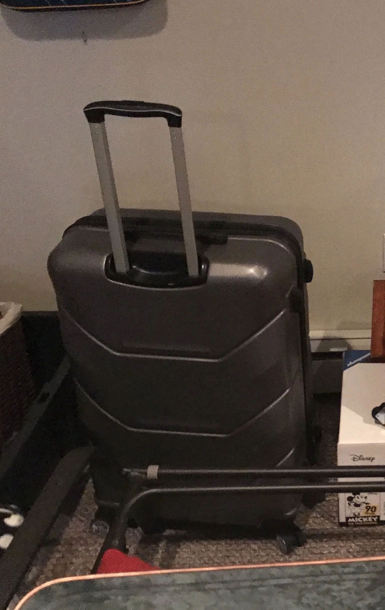It came from a suitcase instead of a box.