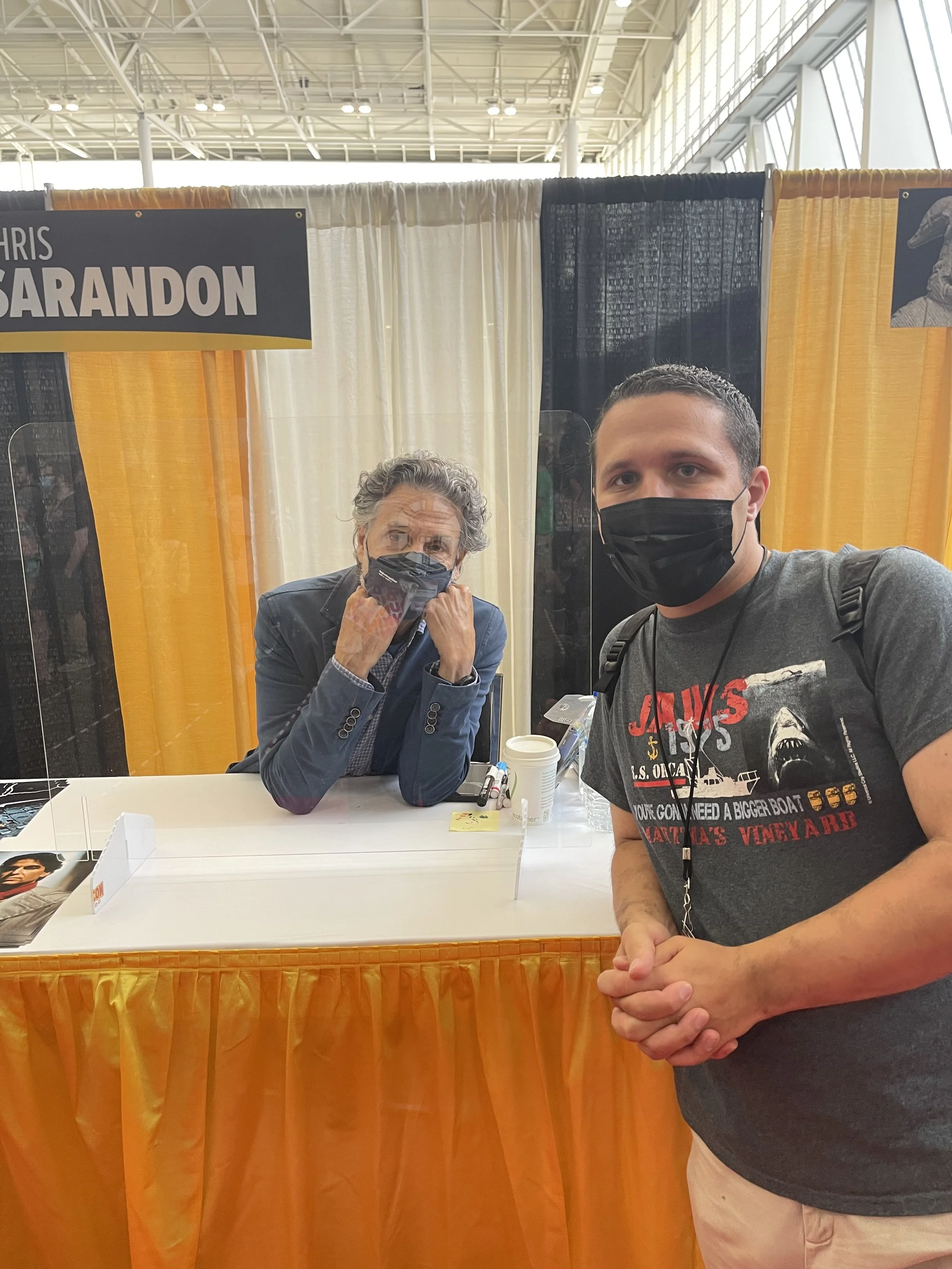 Jack Brait, aka Jack of Puzzles, meets Chris Sarandon