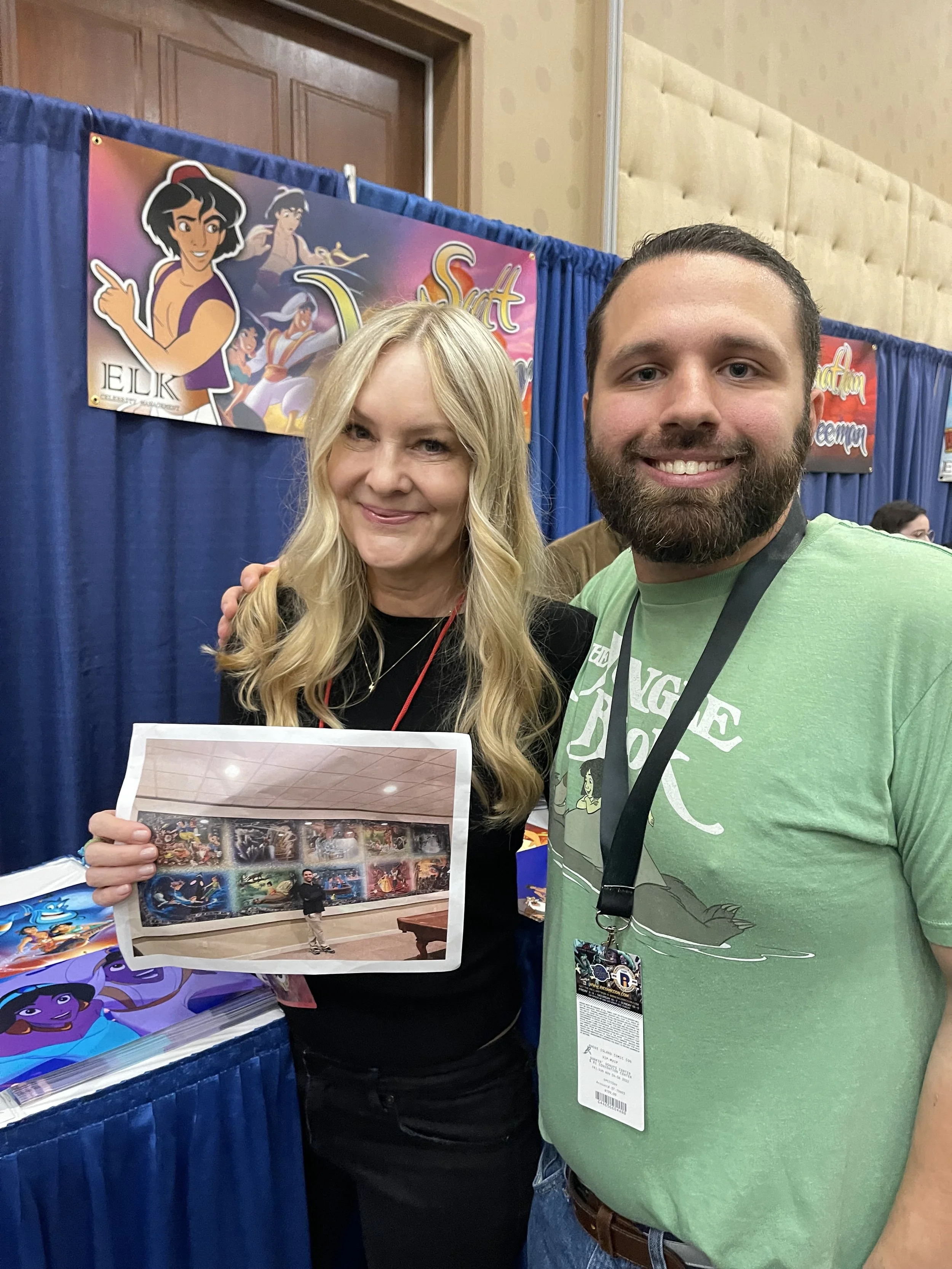 Jack Brait, aka Jack of Puzzles, meets Linda Larkin "Jasmine"