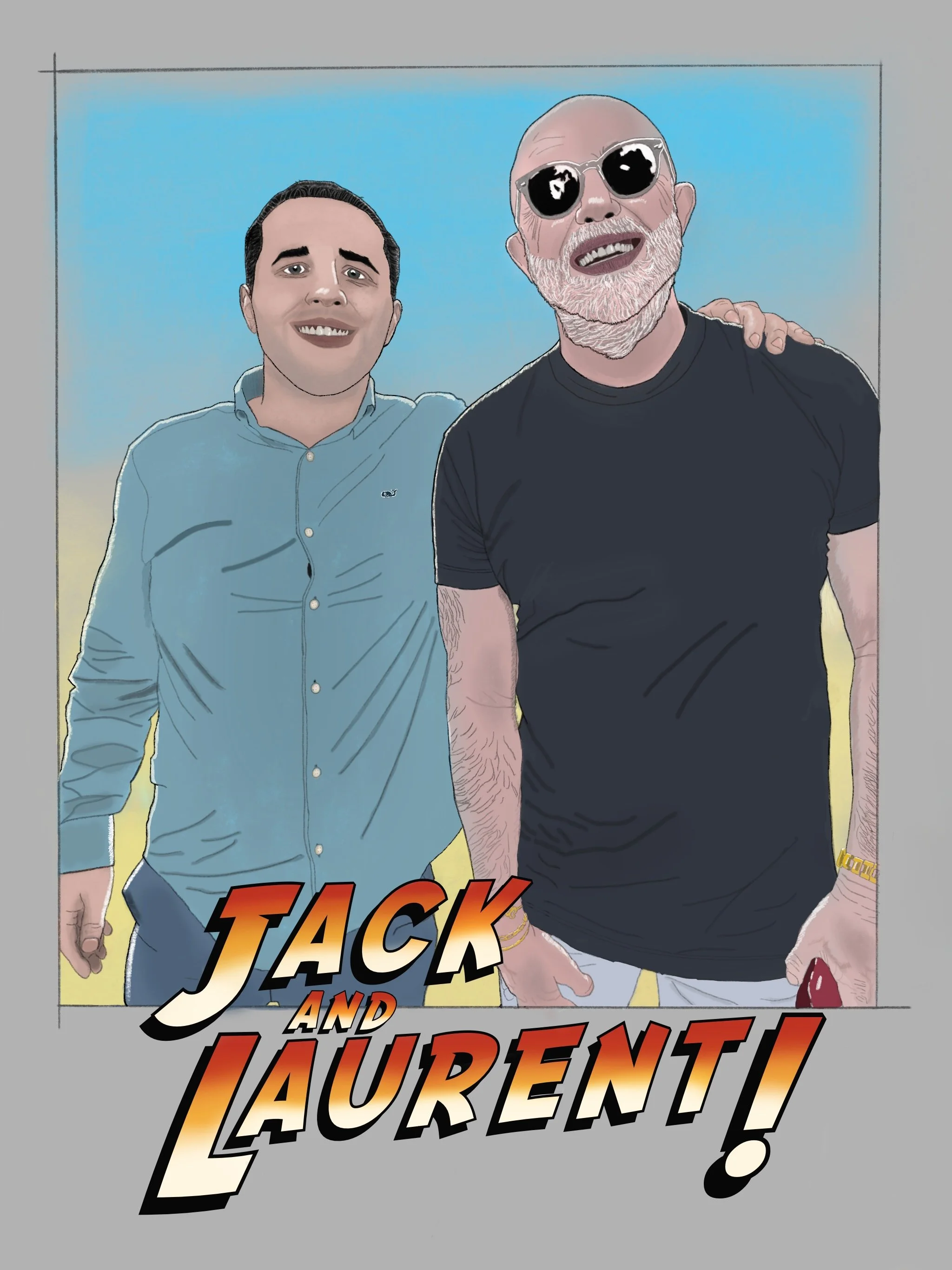Jack Brait, aka Jack Of Puzzles, and author/documentary filmmaker Laurent Bouzereau