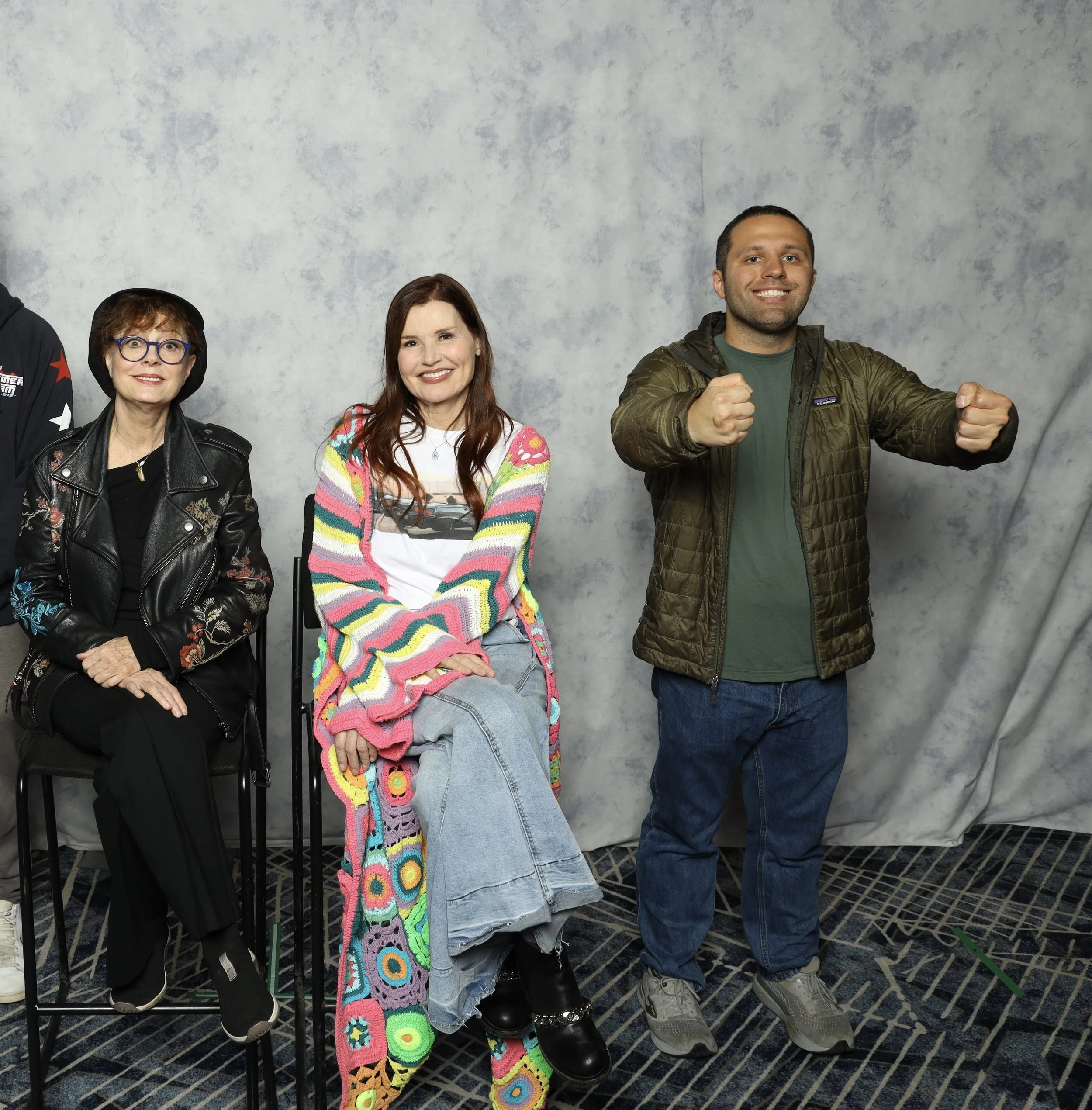 Jack Brait, aka Jack of Puzzles, meets Susan Sarandon and Geena Davis