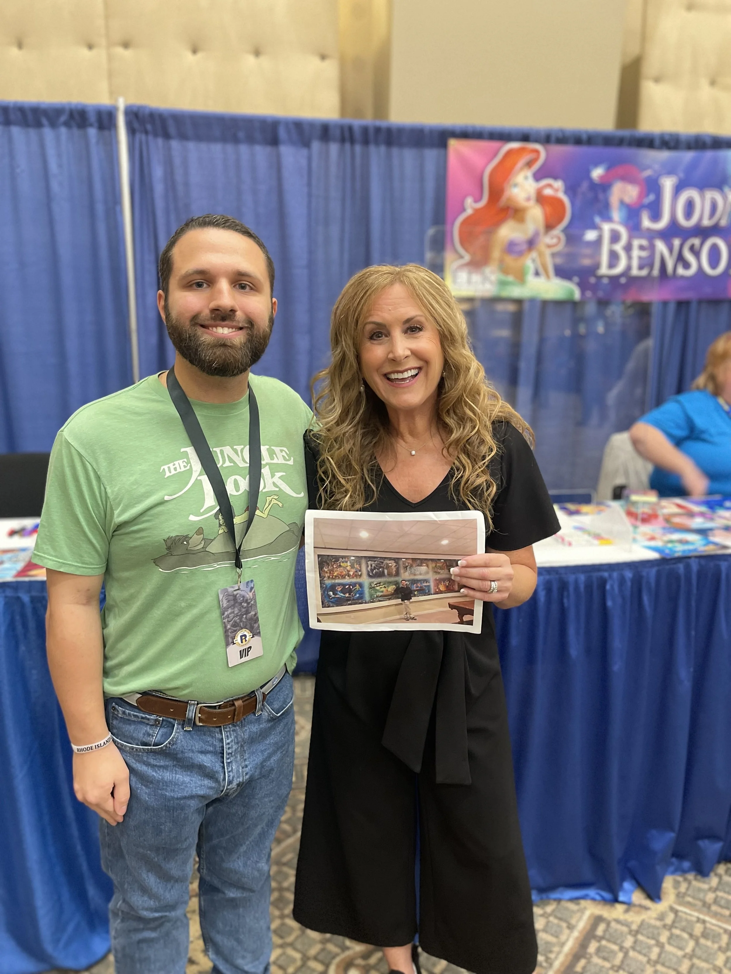 Jack Brait, aka Jack of Puzzles, meets Jodi Benson