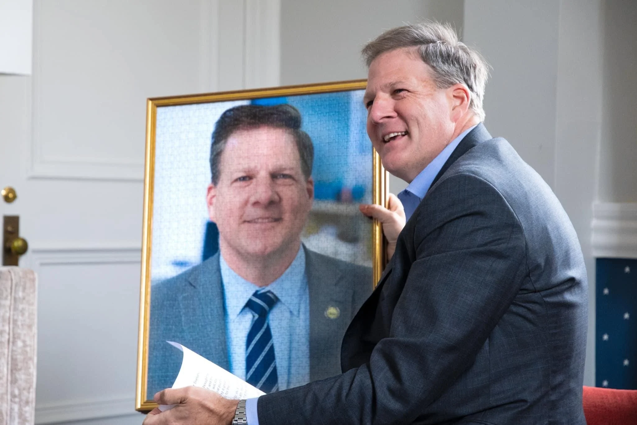 Governor Sununu has the puzzle of himself.