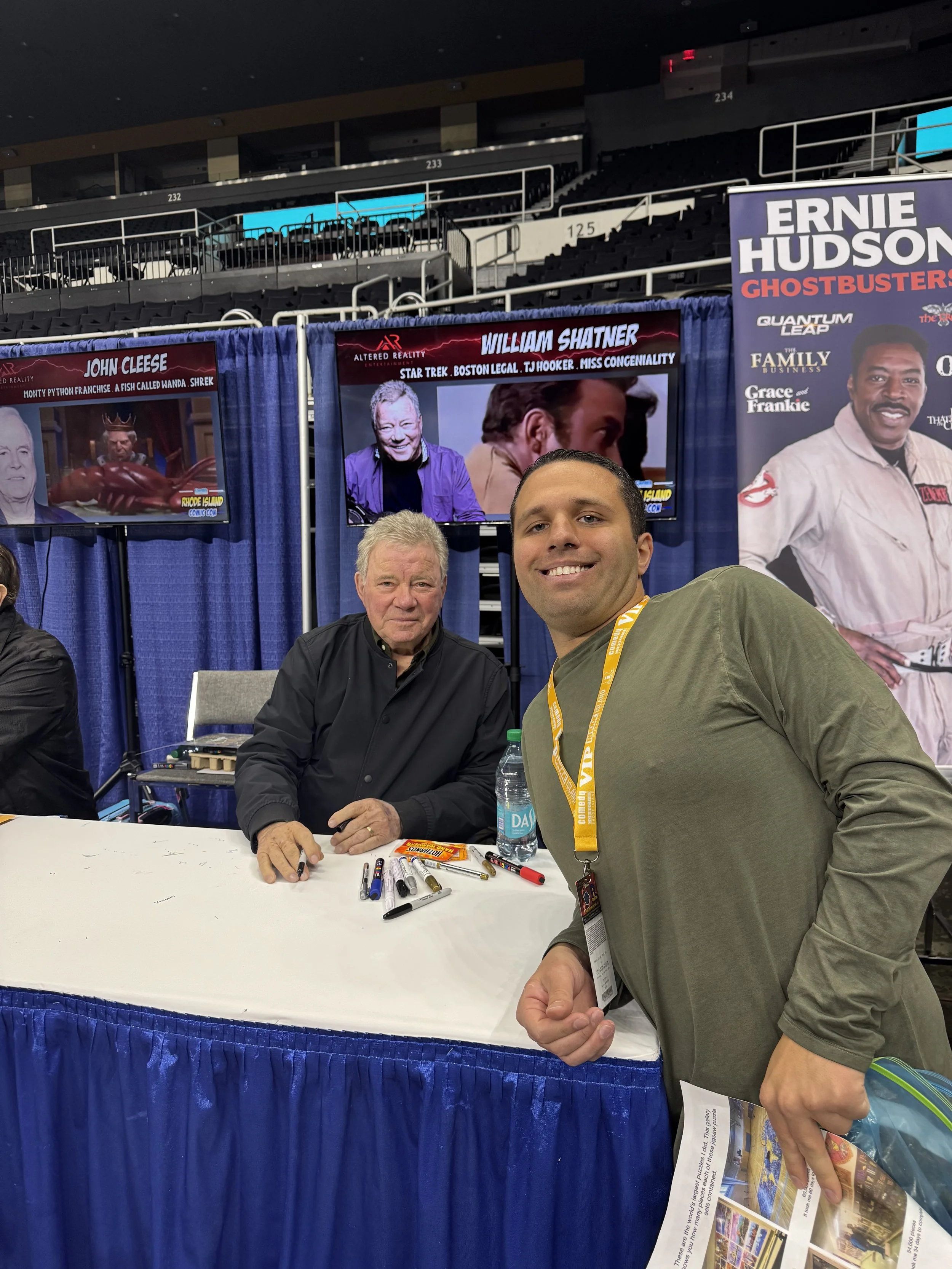 Jack Brait, aka Jack of Puzzles, meets William Shatner Star Trek