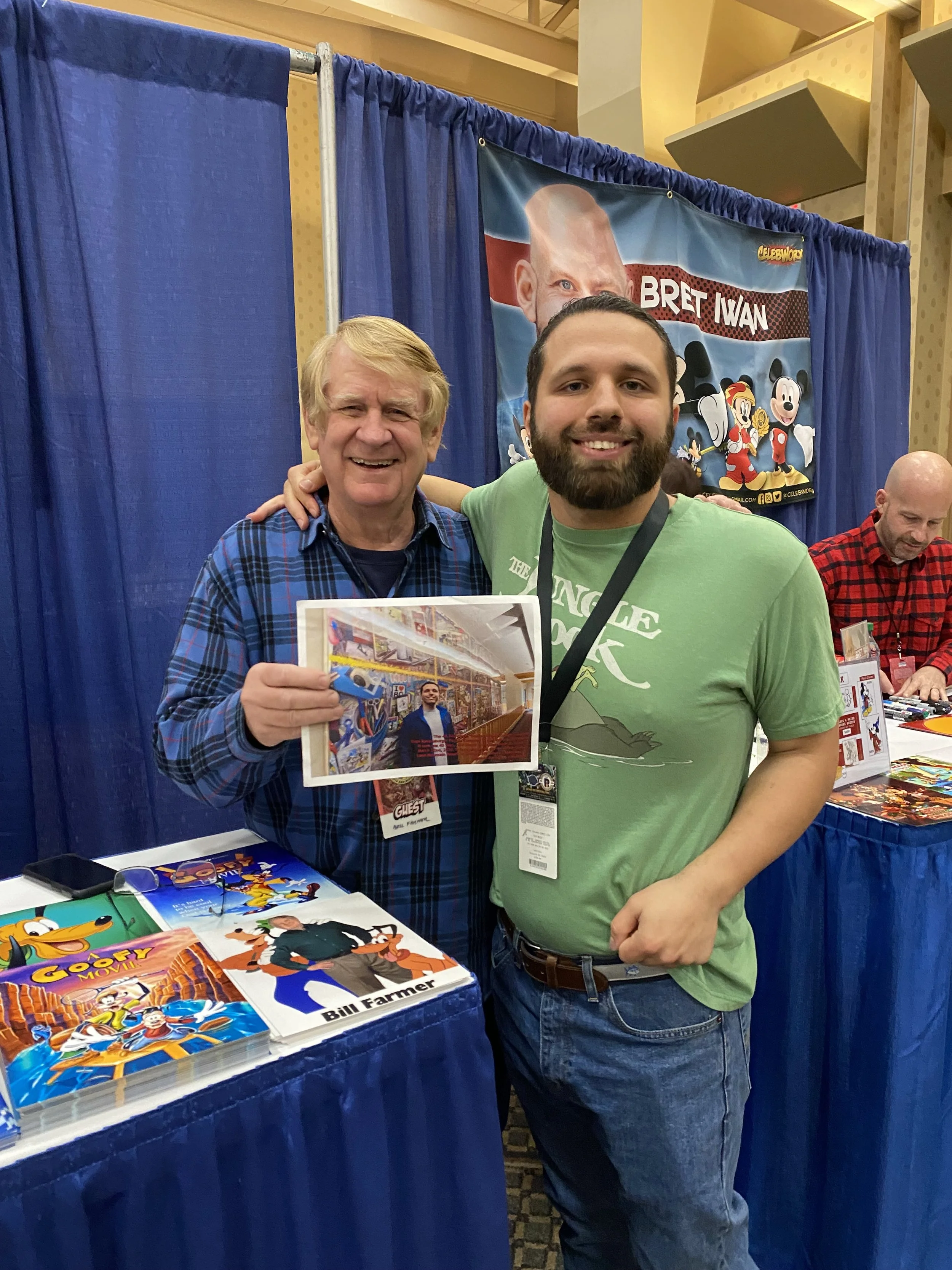 Jack Brait, aka Jack of Puzzles, meets Bill Farmer Goofy