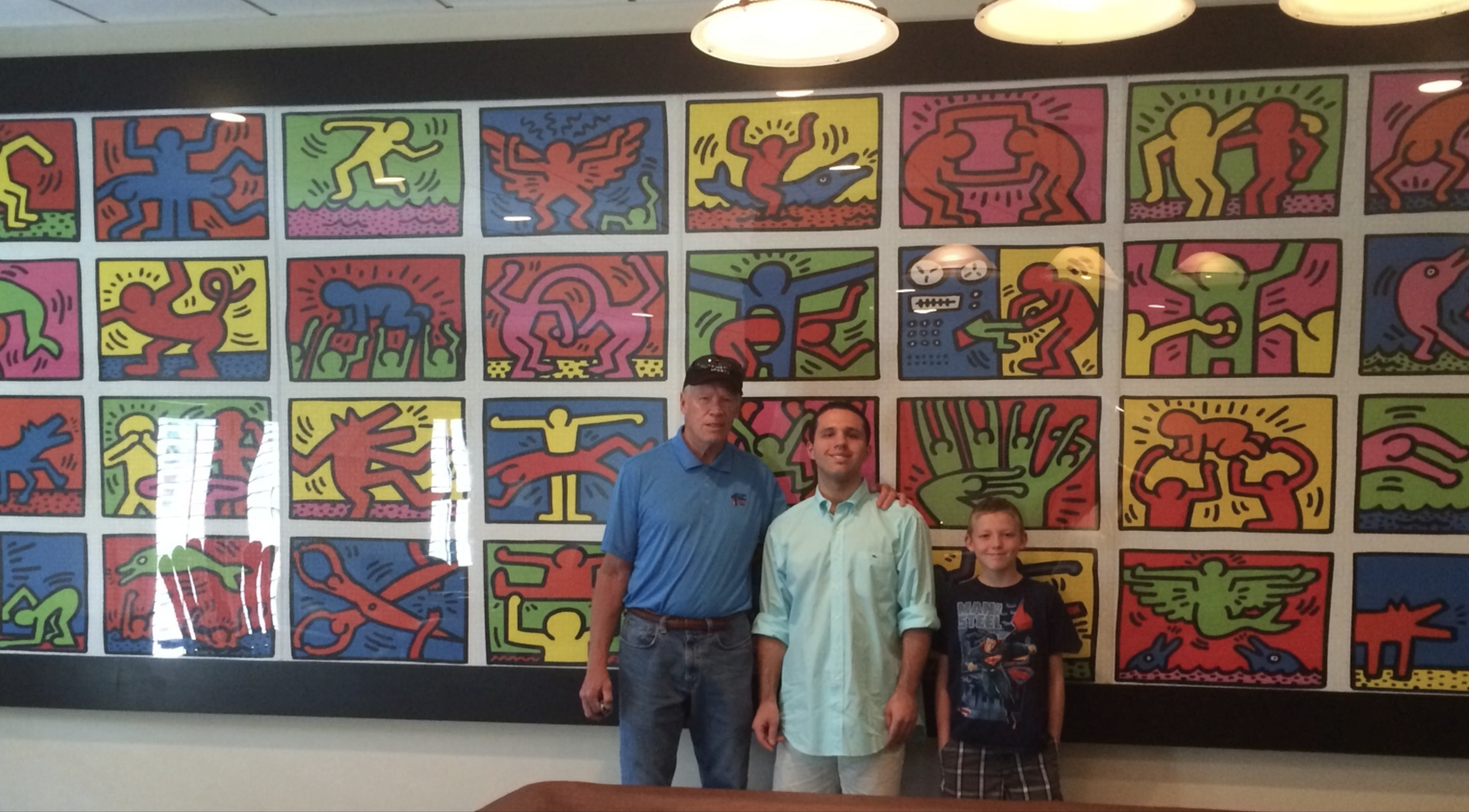I showed more people the 32,000 piece Keith Haring puzzle!