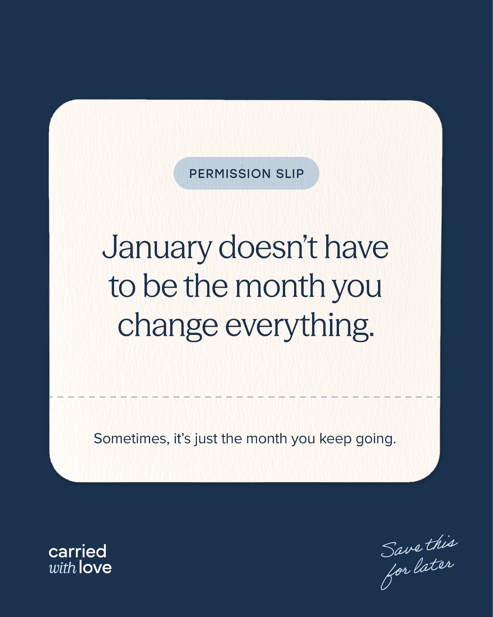 January is rarely the moment we make it out to be.

It&rsquo;s still winter. Still dark. Still a time when many of us are just getting through the days, holding routines together, and saving our energy. If you&rsquo;re not reinventing yourself, it do