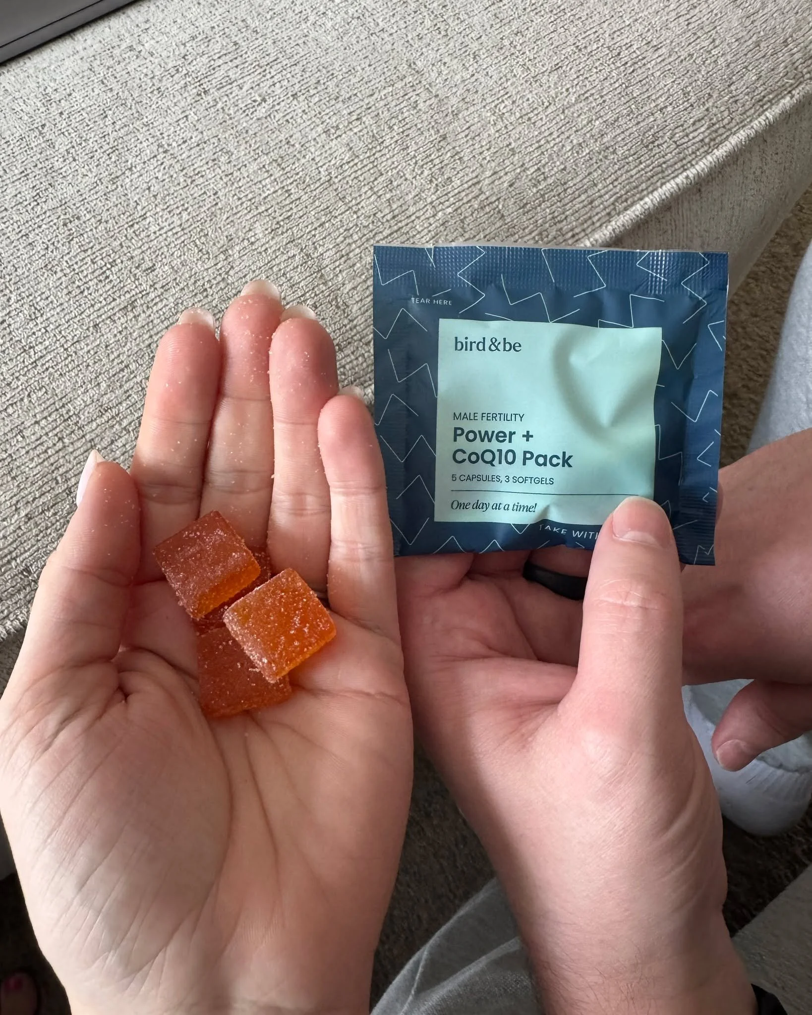 When our naturopath told us @birdbeco makes some of the best quality vitamins out there, we listened. Now we both take them daily!

I love the gummy prenatals, and Brandon takes the Power + CoQ10. The little daily packs make it so easy, and the gummi