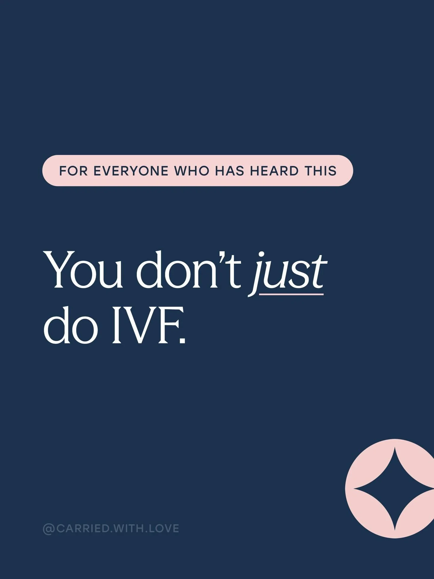 If someone you know is going through it&hellip; &darr;

Be patient, be kind, and show up for them. Because not everybody can just have a baby. 

#ivfjourney #infertilitycommunity #fertilitywarrior #ivf #carriedwithlove