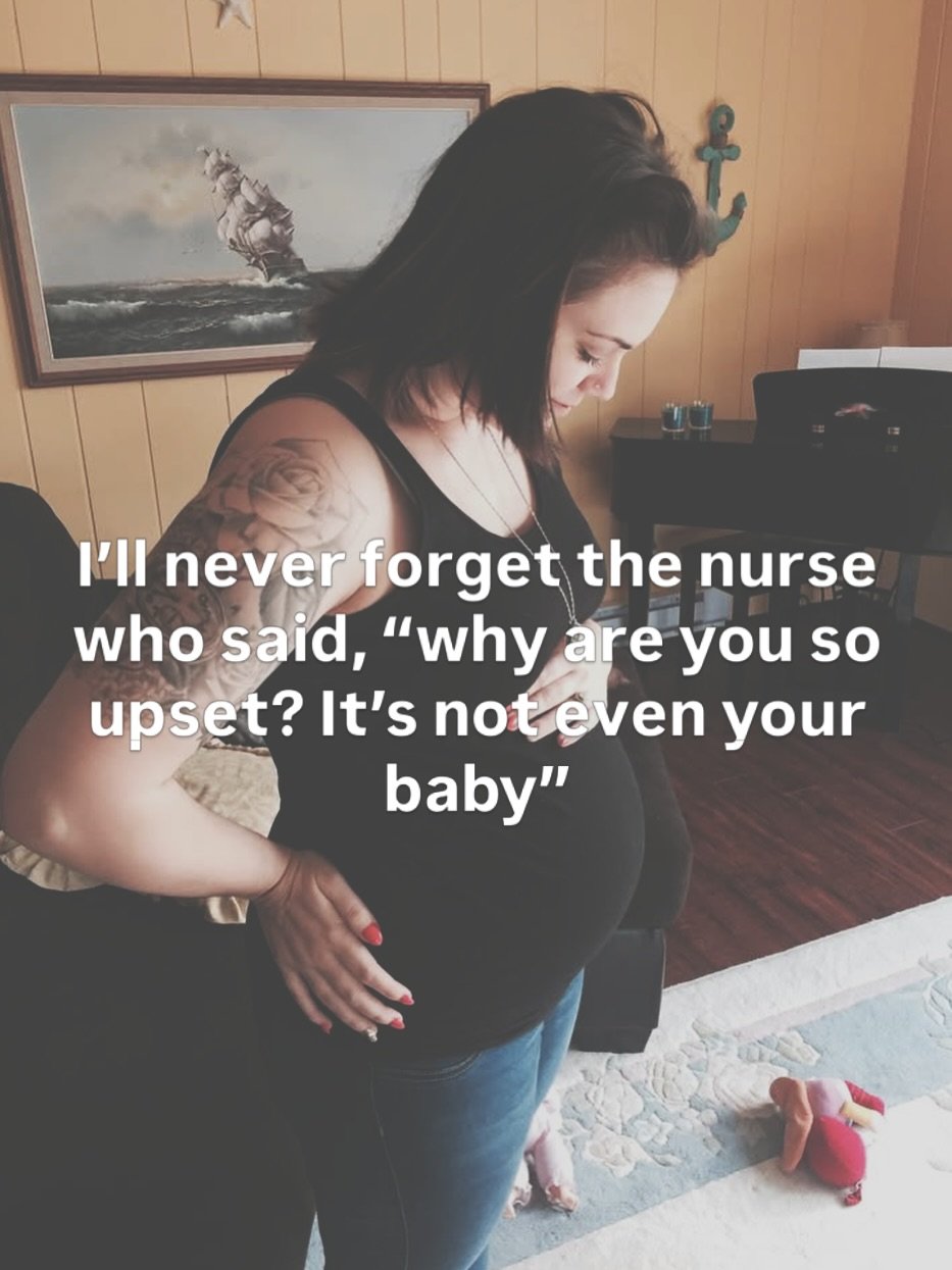 My very first surrogacy journey ended in a loss at 15 weeks and 4 day. She was measuring 13 weeks and 1 day, one day past the 13 week scan where were told that everything was perfect. 

I&rsquo;ll never forget going to the hospital for a headache and